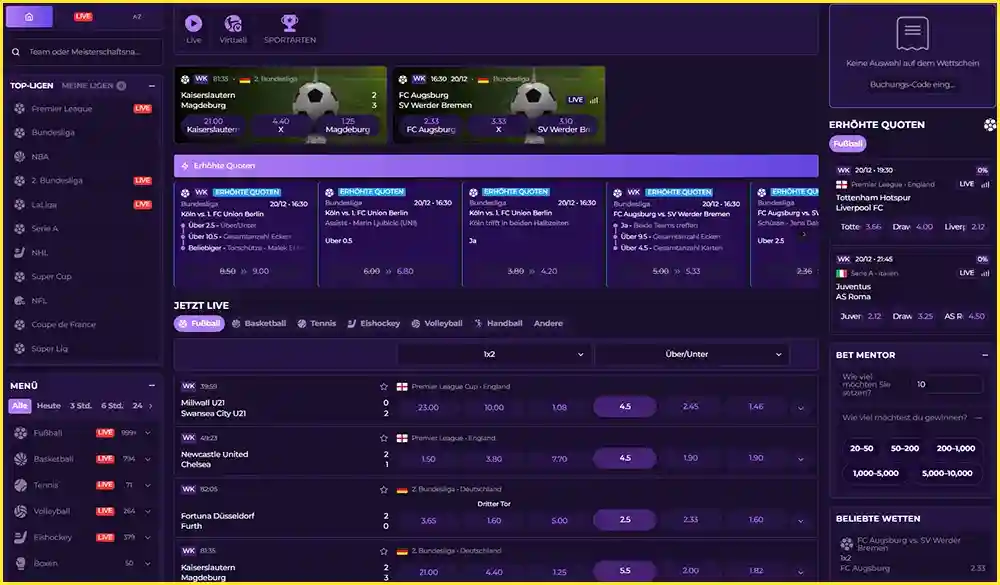 Astrozino Sportwetten